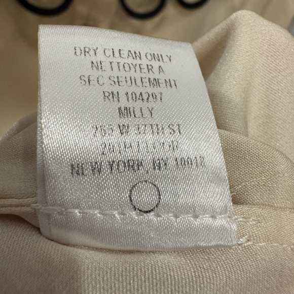 Milly Cream Blouse with Black Scalloped Neckline - Picture 5 of 5